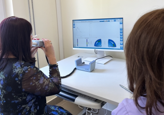 Pracownia spirometrii w Przychodni Rejonowej w Nowym Wiśniczu